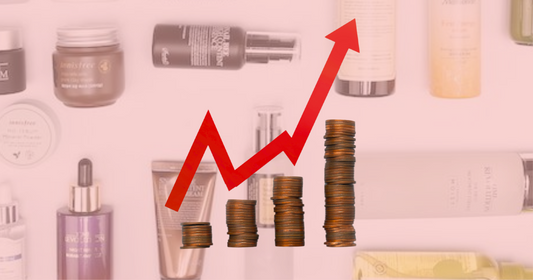 increase in k-beauty products 