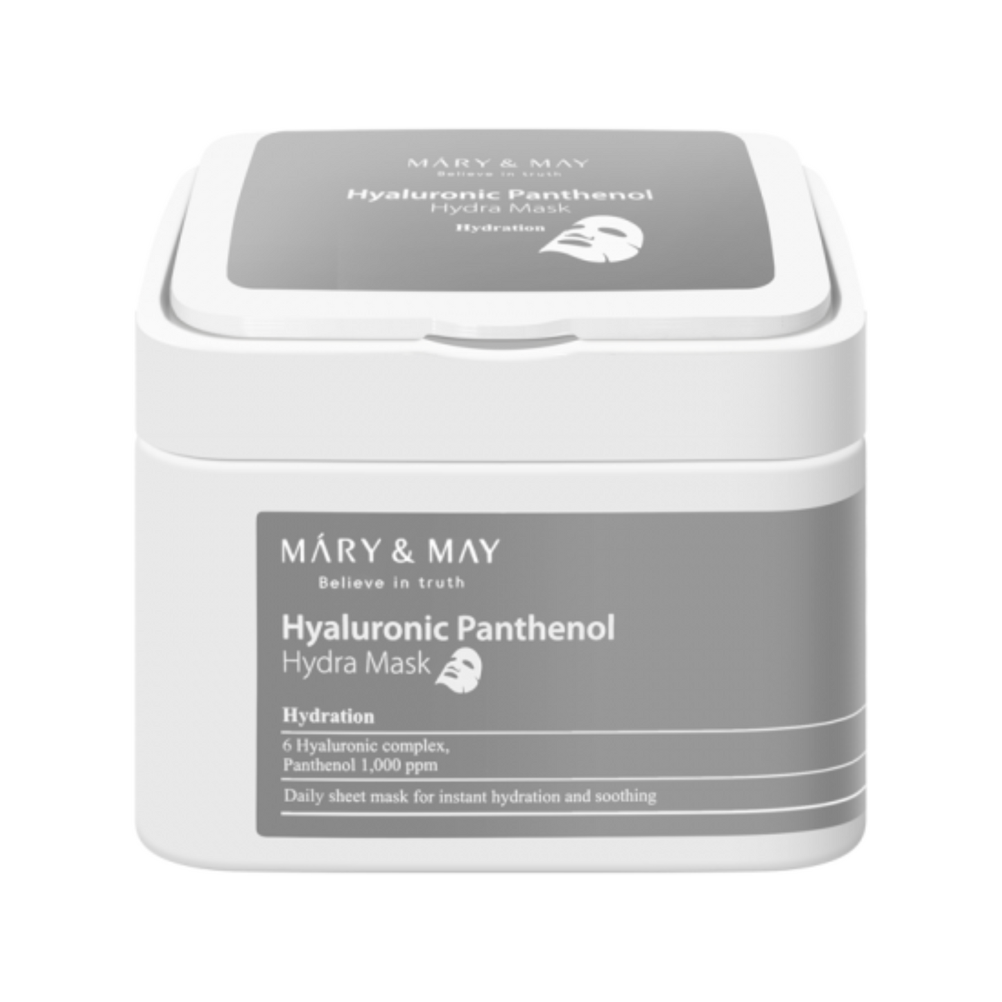 MARY & MAY - Hyaluronic Panthenol Hydra Mask 30pcs