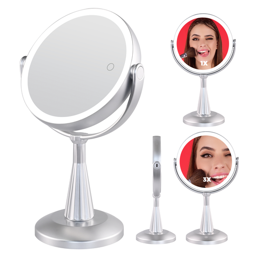 Lily InBella  LED Vanity Mirror – Adjustable Light & 360° Rotating
