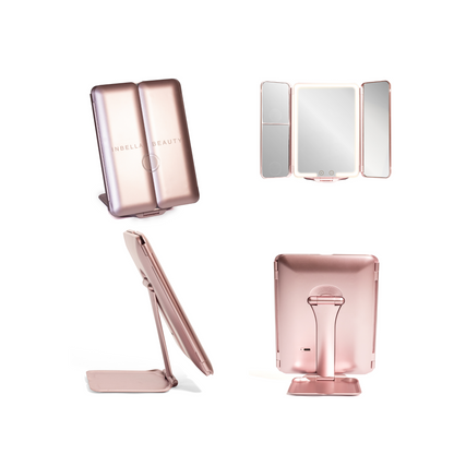 Rose InBella Compact & Travel Mirror with LED Light – Rechargeable