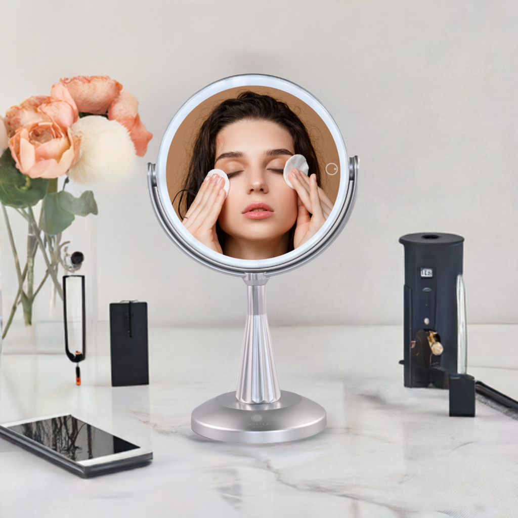 Lily InBella  LED Vanity Mirror – Adjustable Light & 360° Rotating