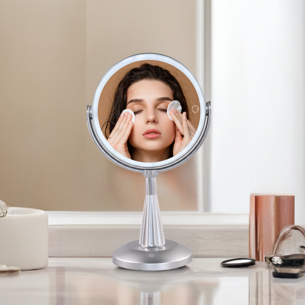 Lily InBella  LED Vanity Mirror – Adjustable Light & 360° Rotating